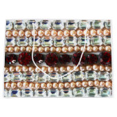 Kristall, Diamanten, Schmuck, Perlen Große Geschenktüte (Vorderseite)