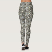 Kristall Diamond Bling Spiegelmuster Leggings (Rückseite)