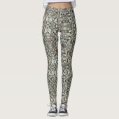 Kristall Diamond Bling Spiegelmuster Leggings (Vorderseite)