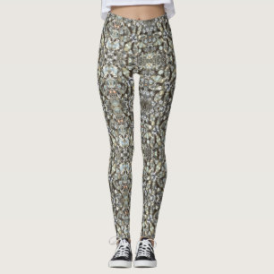Kristall Diamond Bling Spiegelmuster Leggings