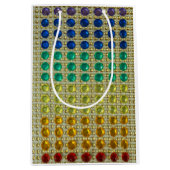 Kristall-Farben auf Edelsteinen der Imitate in Fun Mittlere Geschenktüte (Vorderseite)