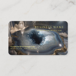 Kristall-Geode Metaphysisch  Visitenkarte