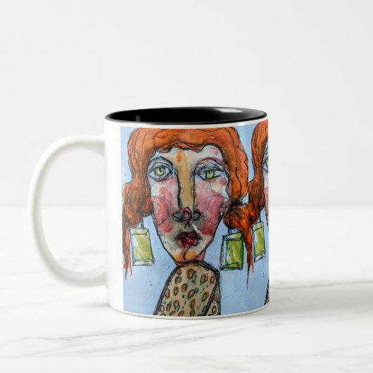 Kristall Girl Zweifarbige Tasse (Links)