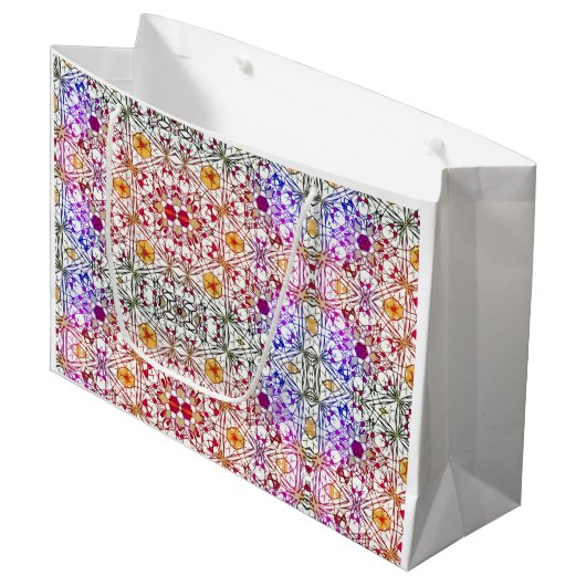 Kristall Große Geschenktüte (Vorderseite Schrägansicht)