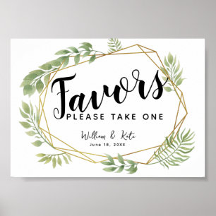 Kristall Grünpflanze grün  Geschenke Party/Hochzei Poster