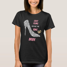 Kristall Heels letzte Fling Bridge T-Shirt