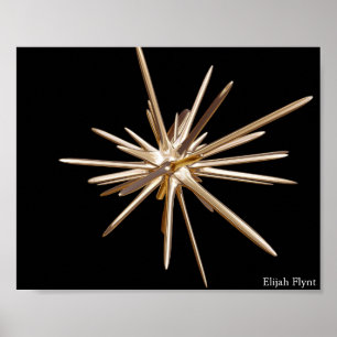 Kristall in 3d poster