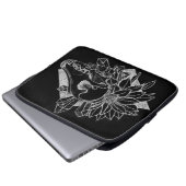 Kristall Kojote  Laptopschutzhülle (Vorne Knopf)