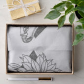 Kristall Kojote  Seidenpapier (Geschenk)
