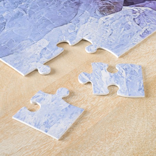 Kristall lila puzzle (Seite)