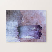 Kristall lila puzzle (Horizontal)