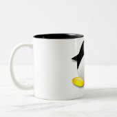 KRISTALL LINUXS TUX ZWEIFARBIGE TASSE (Links)