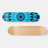 Kristall-Mandala Skateboard (Horizontal)