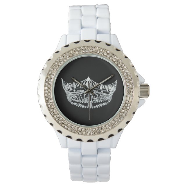Kristall Pageant Crown Watch Armbanduhr (Vorderseite)