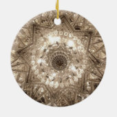 'Kristall' Rundschmuck (Silber) Keramikornament (Hinten)