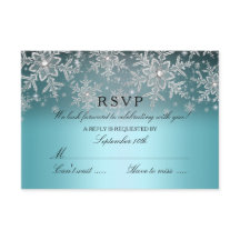 Kristall-Schneeflocke Blau Winter RSVP