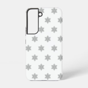 Kristall-Schneeflockenmuster - Samsung Galaxy Hülle