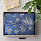 Kristall-Schneeflockenpapier Seidenpapier (Geschenk)