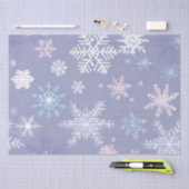 Kristall-Schneeflockenpapier Seidenpapier (Handwerk)