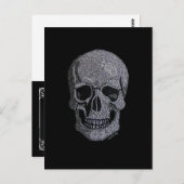 Kristall Skull Postkarte (Vorne/Hinten)