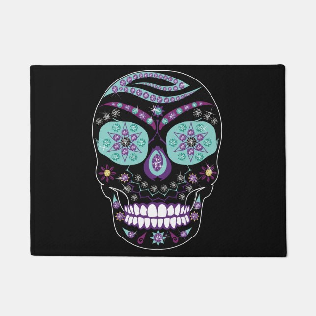 Kristall Skull Rug Fußmatte (Vorderseite)
