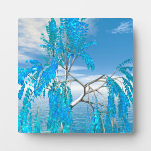 Kristall-Sommerbaum Fotoplatte