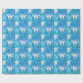 Kristall-Sommerbaum Geschenkpapier (Flach)