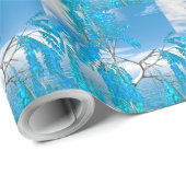 Kristall-Sommerbaum Geschenkpapier (Rolleneckpunkt)