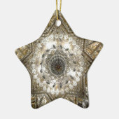 'Kristall'-Sternschmuck (Silber/Gold) Keramikornament (Links)