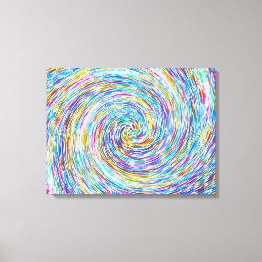 Kristall Swirl Canvas Print Leinwanddruck (Vorderseite)