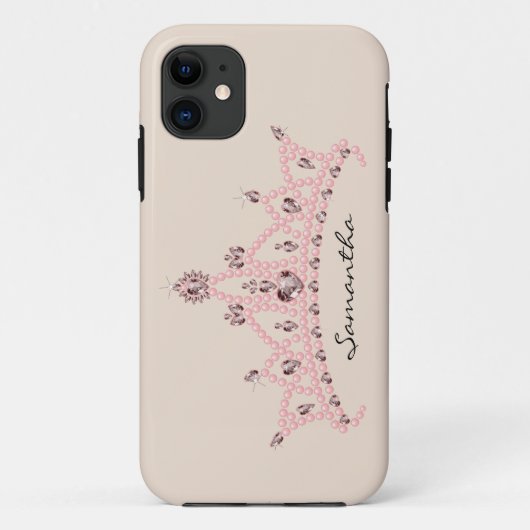 Kristall Tiara iPhone 5 Case-Mate Case (Elfenbeink (Rückseite)