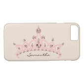 Kristall Tiara iPhone 7 Fall (Elfenbeinküste) Case-Mate iPhone Hülle (Rückseite (Horizontal))