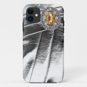 Kristall u. metallischer lederner Blick IPhone Case-Mate iPhone Hülle
