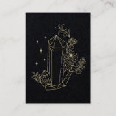 Kristall und Gem Visitenkarte (Rückseite)