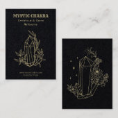 Kristall und Gem Visitenkarte (Vorne/Hinten)