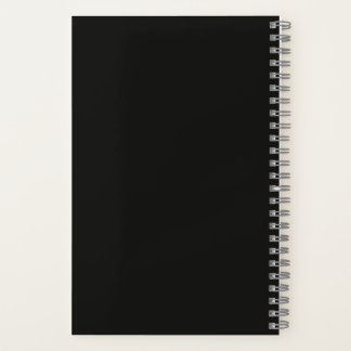 Kristall-Wolf-Wandkunst | Weiße Linienkunst auf Sc Notizblock