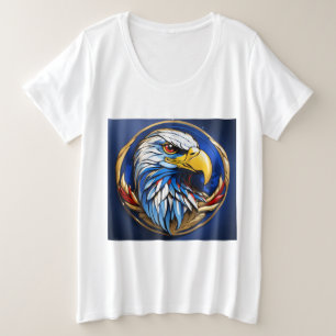 Kristalladler: Embrace-Entschlossenheit Große Größe T-Shirt
