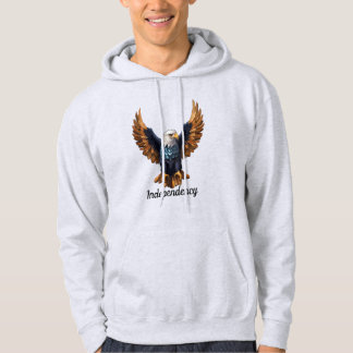 Kristalladler im Flug - Symbol der Stärke Hoodie
