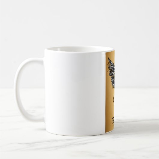 Kristalladler Kaffeetasse (Links)