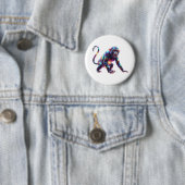 Kristallaffe Kunst Button (Beispiel)