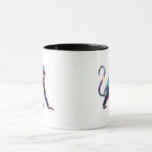 Kristallaffe-Kunst Tasse (Zentrum)