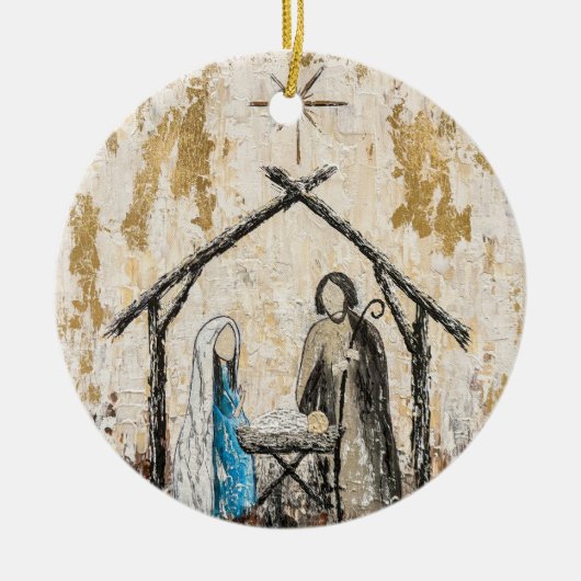 Kristallation Keramik Ornament (Vorne)