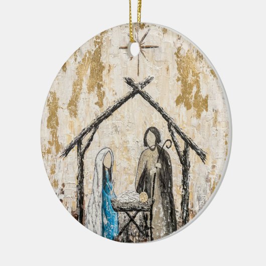 Kristallation Keramik Ornament (Links)