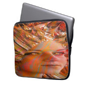 Kristallaugen Laptopschutzhülle (Vorderseite Links)