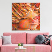 Kristallaugen Leinwanddruck (Insitu (Wohnzimmer))