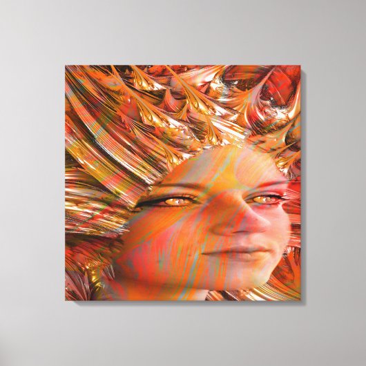 Kristallaugen Leinwanddruck (Vorderseite)