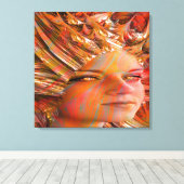 Kristallaugen Leinwanddruck (Insitu (Holzboden))