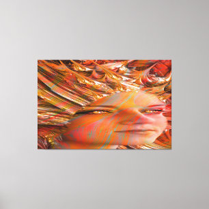 Kristallaugen Leinwanddruck