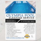 Kristallbad, Schwimmbad, Reinigung Werbung Flyer (Vorne)