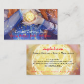 Kristallball Energie Heilung Reiki Future Teller Visitenkarte (Vorne/Hinten)